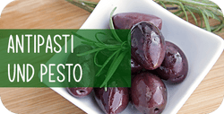 Antipasti und Pesto