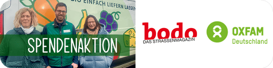 Spendenaktion Bodo Oxfam